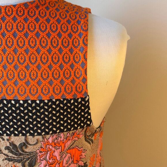 Meadow Rue by Anthropologie, Small, Poppy Jacquard Tank. Grannycore - Picture 11 of 16